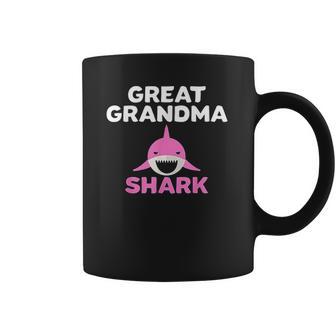 Great Grandma Shark Cute Grandmother Grandparent Gift Coffee Mug | Favorety AU