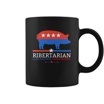 Grilling Dad Bbq Ribertarian Funny Politics Fathers Day Cute Gift Coffee Mug | Favorety CA