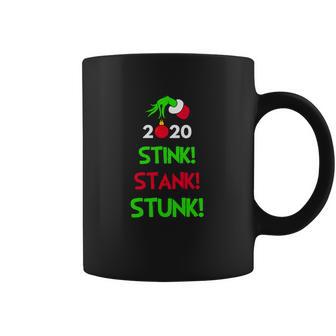 The Grinch Hand Holding 2020 Stink Stank Stunk Christmas Coffee Mug | Favorety UK