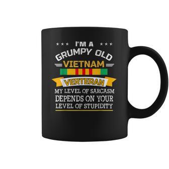 Im A Grumpy Old Vietnam Veteran Veterans Day Sarcasm Coffee Mug | Favorety DE