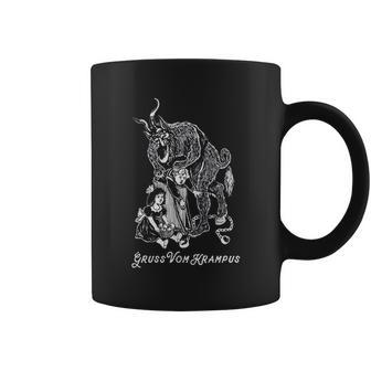 Gruss Vom Krampus Greetings From Christmas Demon Coffee Mug | Favorety UK