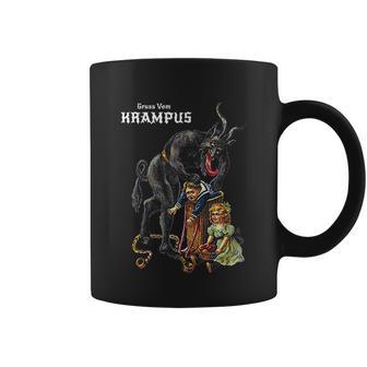 Gruss Vom Krampus Greetings From Christmas Germanic Demon Coffee Mug | Favorety