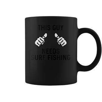 This Guy Needs Surf Fishing Pompano Sand Fleas Beach Summer Coffee Mug | Favorety UK