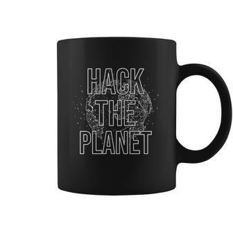 Hack The Planet Coder Gift Graphic Design Printed Casual Daily Basic Coffee Mug | Favorety CA