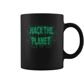 Hack The Planet Gift Great Gift For Computer Hackers Coders Gift Graphic Design Printed Casual Daily Basic Coffee Mug | Favorety UK