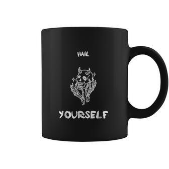 Hail Yourself Last Podcast On The Left Skull Coffee Mug | Favorety