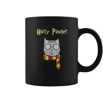 Hairy Pawter Funny Cute Magic Cat With Glasses Gift Coffee Mug | Favorety UK