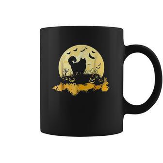 Halloween Ragdoll Cat Pumpkin Moonlight Bats Coffee Mug | Favorety AU