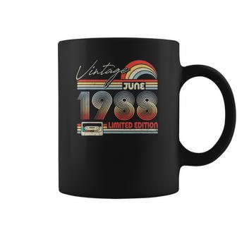 Happy 33Rd Birthday Vintage June 1988 33 Years Old Coffee Mug | Favorety AU