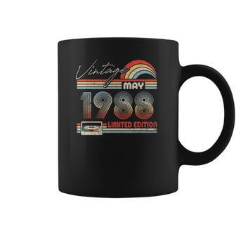 Happy 33Rd Birthday Vintage May 1988 33 Years Old Coffee Mug | Favorety AU