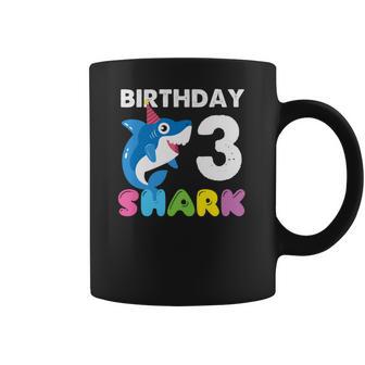 Happy 3Rd Birthday To Baby Shark With Wonderful Things Coffee Mug | Favorety UK