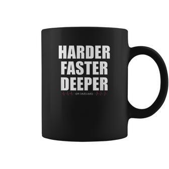 Harder Faster Deeper Cpr Saves Lives Funny Emt Nursing Coffee Mug | Favorety CA