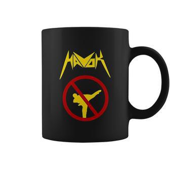 Havok No Karate In Da Pit Coffee Mug | Favorety AU