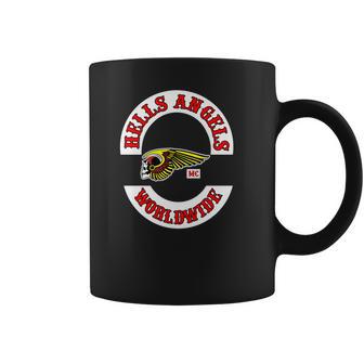 Hells Angels Worldwide T Shirt Long Sleeve Hoodie Sweatshirt Coffee Mug | Favorety