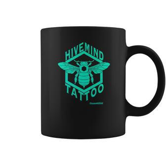 Hive Mind Tattoo Bee Logo Coffee Mug | Favorety CA