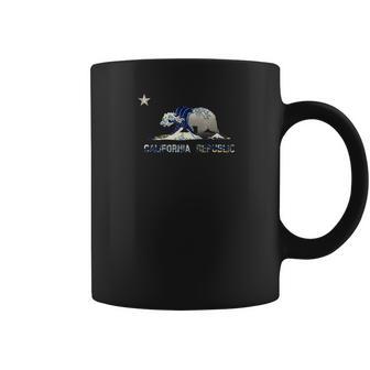 Hokusai In California Flag Wave In Bear Coffee Mug | Favorety