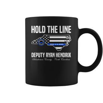 Hold The Line Deputy Ryan Hendrix Shirt Coffee Mug | Favorety DE