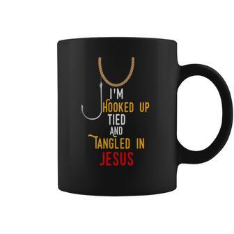 Hooked Tied And Tangled In Jesus Coffee Mug | Favorety AU