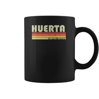 Huerta Surname Funny Retro Vintage 80S 90S Family Reunion Coffee Mug | Favorety DE