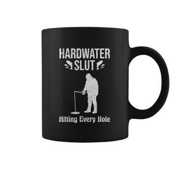 Ice Fishing Hardwater Slut Fisherman Gift Coffee Mug | Favorety
