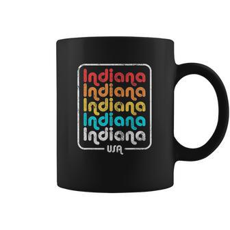 Indiana State Vintage 1970S 1980S Retro Coffee Mug | Favorety UK