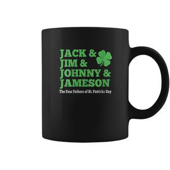 Jack Jim Johnny Jameson Four Fathers Of St Patricks Coffee Mug | Favorety UK