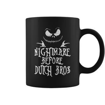 Jack Skellington The Nightmare Before Dutch Bros - Halloween Movies T Shirt Hoodie Sweatshirt Coffee Mug | Favorety CA