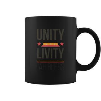 Jah Bless Reggae Music Unity Livity Rasta Rastafaris Coffee Mug | Favorety DE