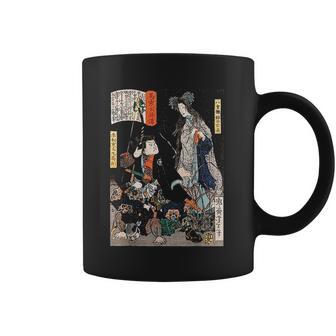 Japanese Art Ninja Saving The Maiden Samurai Coffee Mug | Favorety UK