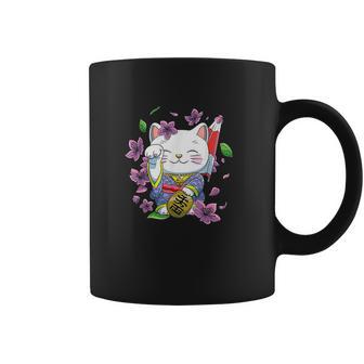 Japanese Maneki Neko Lucky Cat Coffee Mug | Favorety DE