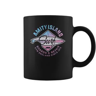 Jaws Amity Island Surf Purple Heather Coffee Mug | Favorety AU