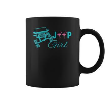 Jeep Girl Flamingo Coffee Mug | Favorety AU