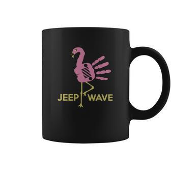 Jeep Wave Flamingo Coffee Mug | Favorety CA