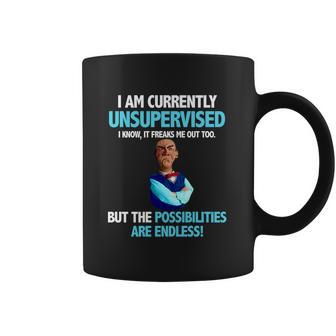 Jeff Dunham Walter I Am Currently Unsupervised I Know It Freaks Shirt T Shirt Tee Coffee Mug | Favorety UK