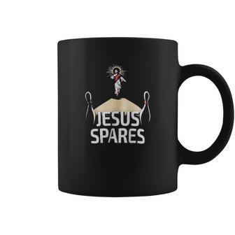 Jesus Spares Funny Bowling Team Bowler Alley League Christian Humor Coffee Mug | Favorety AU