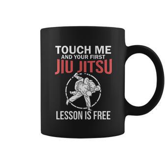 Jiu Jitsu Funny Touch Me Brazilian Jujitsu Coffee Mug | Favorety