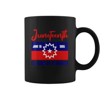 Juneteenth Celebrate Freedom Red White Blue Free Black Slave Coffee Mug | Favorety