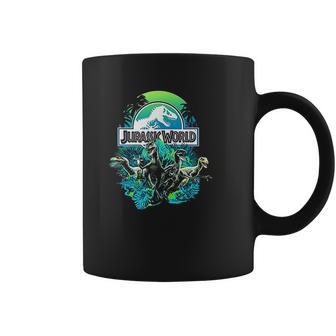 Jurassic World Blue Green Jungle Velociraptor Attack Coffee Mug | Favorety