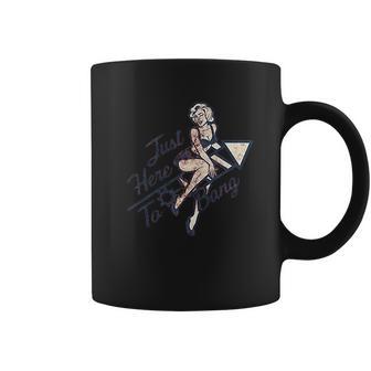 Just Here To Bang Funny Pin Up Model Usa Graphic Coffee Mug | Favorety UK