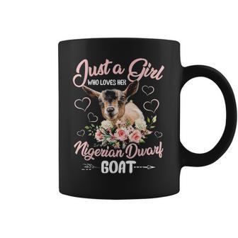 Just A Girl Who Loves Her Nigerian Dwarf Goat T Sh Coffee Mug | Favorety AU