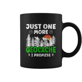 Just One More Geocache Geocacher Geocaching Fans Graphic Design Printed Casual Daily Basic Coffee Mug | Favorety UK