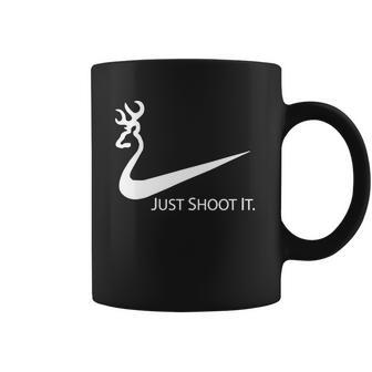 Just Shoot It Deer Hunting Buck Season T Shirt Coffee Mug | Favorety