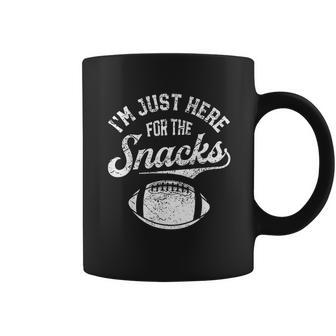 Im Just Here For The Snacks Funny Fantasy Football Coffee Mug | Favorety DE