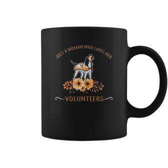 Just A Woman Who Loves Her Tennessee Volunteers Coffee Mug | Favorety DE