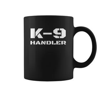 K9 Handler Police Dog Trainer K9 Unit Officer Canine Team Graphic Design Printed Casual Daily Basic Coffee Mug | Favorety CA