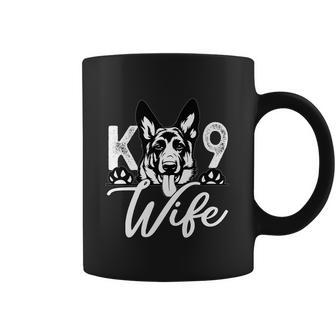 K9 Unit Police Officer Wife Gift German Shepherd Graphic Design Printed Casual Daily Basic Coffee Mug | Favorety AU