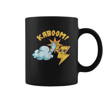 Kaboom Cloud Lightning Electrical Storm Thunder Bolt Humor Graphic Design Printed Casual Daily Basic Coffee Mug | Favorety AU