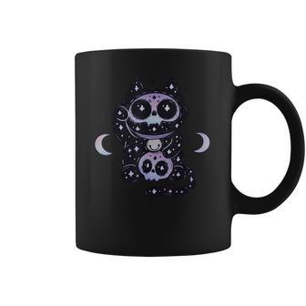 Kawaii Pastel Goth Art Creepy Cute Cat Japan Meow Kitten Coffee Mug | Favorety UK