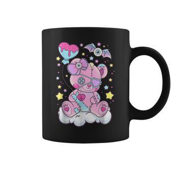 Kawaii Pastel Goth Cute Creepy Bear V2 Men Women T-Shirt Graphic Print Casual Unisex Tee Coffee Mug | Favorety