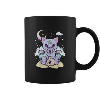 Kawaii Pastel Goth Cute Creepy Creature Skull Creepy Gifts Coffee Mug | Favorety CA